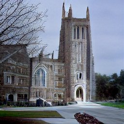 duke campus by AI